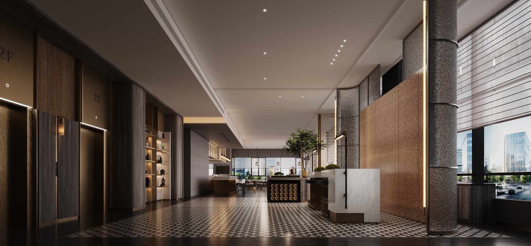酒店餐厅效果图